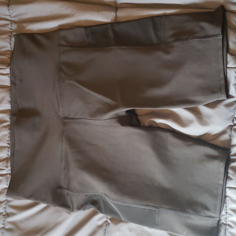 Level Up Active XL Black Biker Shorts with Pockets